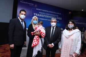 Rare and Complex Liver Transplant by Indian Surgeons, 9-month-old Baby From Iraq Gets a New Life