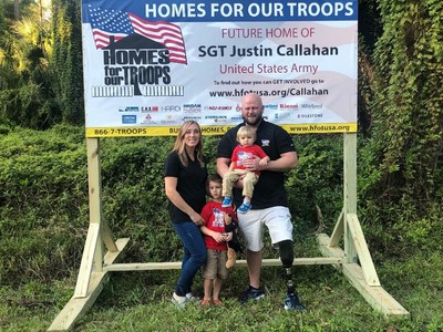 Cinch Home Services recently joined its first Homes For Our Troops Community Kickoff in Jupiter, Florida, where construction began on a specially adapted custom home for Army Sergeant Justin Callahan, who was injured while serving in Afghanistan. The home is expected to be complete later this year.