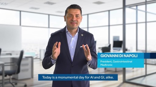 Giovanni DiNapoli, president, Gastrointestinal, Medtronic, discusses the GI Genius™ intelligent endoscopy module.