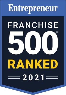 Entrepreneur Magazine’s 2021 Franchise 500®