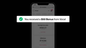 Creatd's Vocal Platform Enhances Subscribers' Earning Power with Introduction of Creator Bonuses