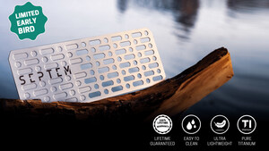 SEPTEM Launches The Smallest Pure Titanium Camp Grill &amp; Hotplate on Kickstarter