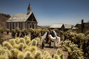 Socially Distanced Vegas Weddings--New Open-Air Chapel at Nelson's Ghost Town Sees Huge Increase in Marriages