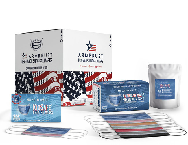 U.S. Manufacturer Armbrust American debuts its full line of products, including new KidSafe Pediatric Masks and PM 2.5+ Electrostatic Filter Inserts.