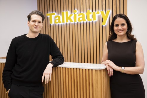Talkiatry's CEO Robert Krayn and Chief Psychiatrist Dr. Georgia Gaveras launched the mental health platform in April 2020.