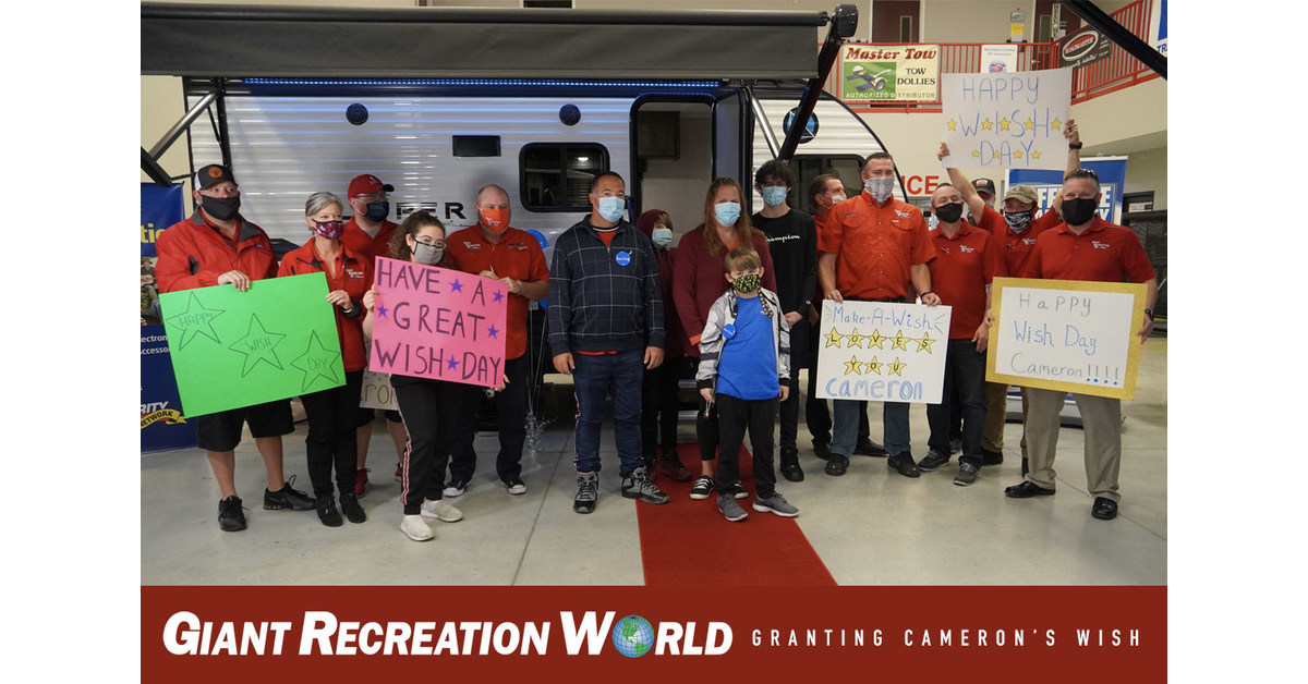Giant Recreation World Partners with Make-A-Wish Chapter to Bring Joy to Local 9-year-old