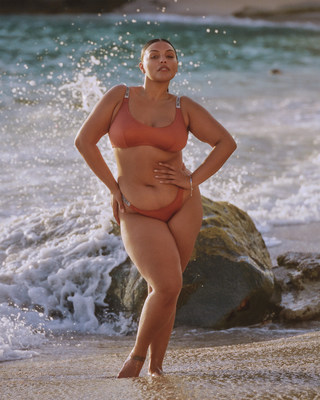 Paloma Elsesser featured in the Victoria's Secret Swim Spring 2021 Campaign.