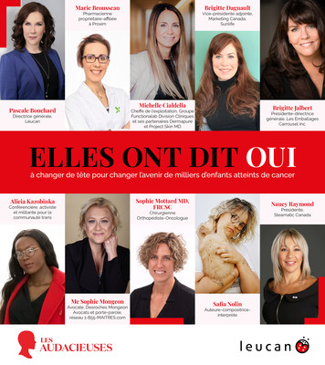 Les Audacieuses - 10 femmes inspirantes se raseront les cheveux dans le cadre du Défi têtes rasées Leucan