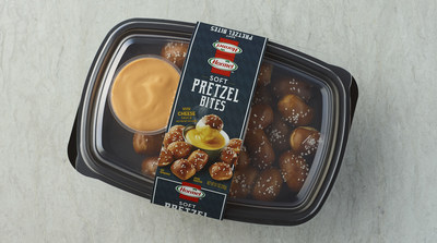 Hormel pretzel bites and cheese tray