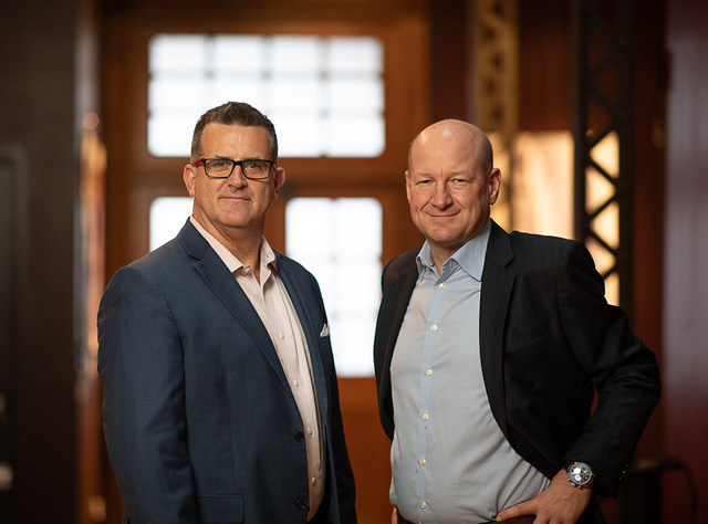 Rich Tourtellot (left) and David Tanksley (right) join as new Senior Vice Presidents of Sales. Photo courtesy of Vibrant Image.