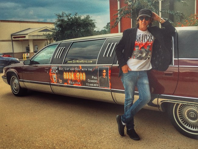 Paul with his legendary limousine.