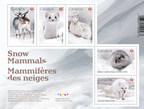 Snow mammals that turn white in winter featured on new stamps