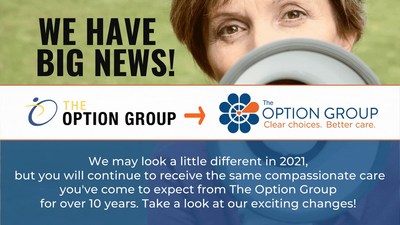 The Option Group celebrates 10 years with a new look for the new year.