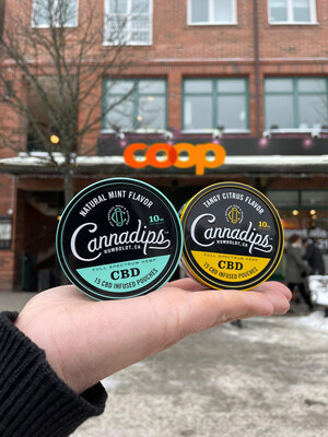 Les sachets Cannadips CBD sont désormais disponibles dans 59 magasins COOP et en ligne en Suisse