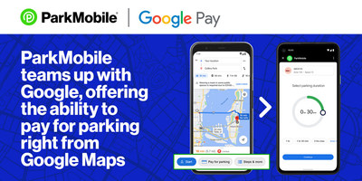 With a few taps, Google Maps users can quickly start a parking session using ParkMobile.