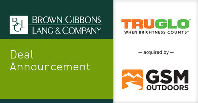 Brown Gibbons Lang & Company (BGL) is pleased to announce the sale of TRUGLO, Inc. to GSM Outdoors. BGL’s Consumer Group served as the exclusive financial advisor to TRUGLO in the process. Founded in 1993, TRUGLO invented the first multicolor fiber-optic archery pin sight. Today, the company is a leading worldwide brand focused on recreational shooting sports and archery enthusiasts. The transaction furthers BGL’s market-leading position in outdoor enthusiast investment banking.