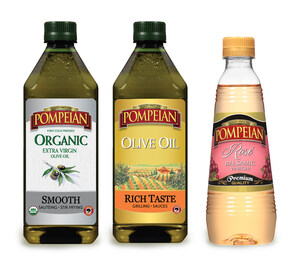 Pompeian® Inc. Expands Olive Oil and Vinegar Portfolios to Meet all Taste Preferences with New Product Innovations