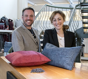 Attraction launches a collection of eco-responsible cushions locally made from reclaimed premium quality fabrics