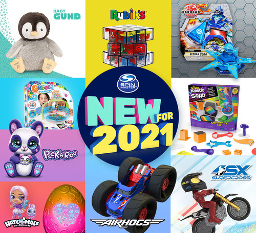 Spin Master Reveals 2021 Toy Line Up (CNW Group/Spin Master)
