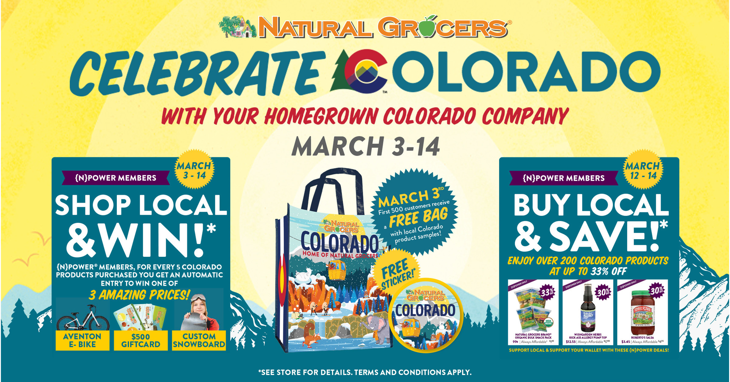 'Celebrate Colorado' With Natural Grocers™ From March 314