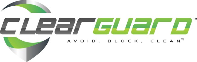 ClearGuard Logo: Avoid. Block. Clean.