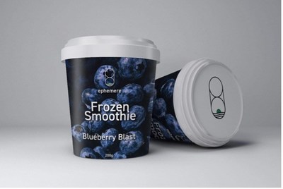 Ephémère Frozen Smoothie with Pontus Protein - concept design Ephémère Supper Club (CNW Group/Pontus Protein Ltd.)