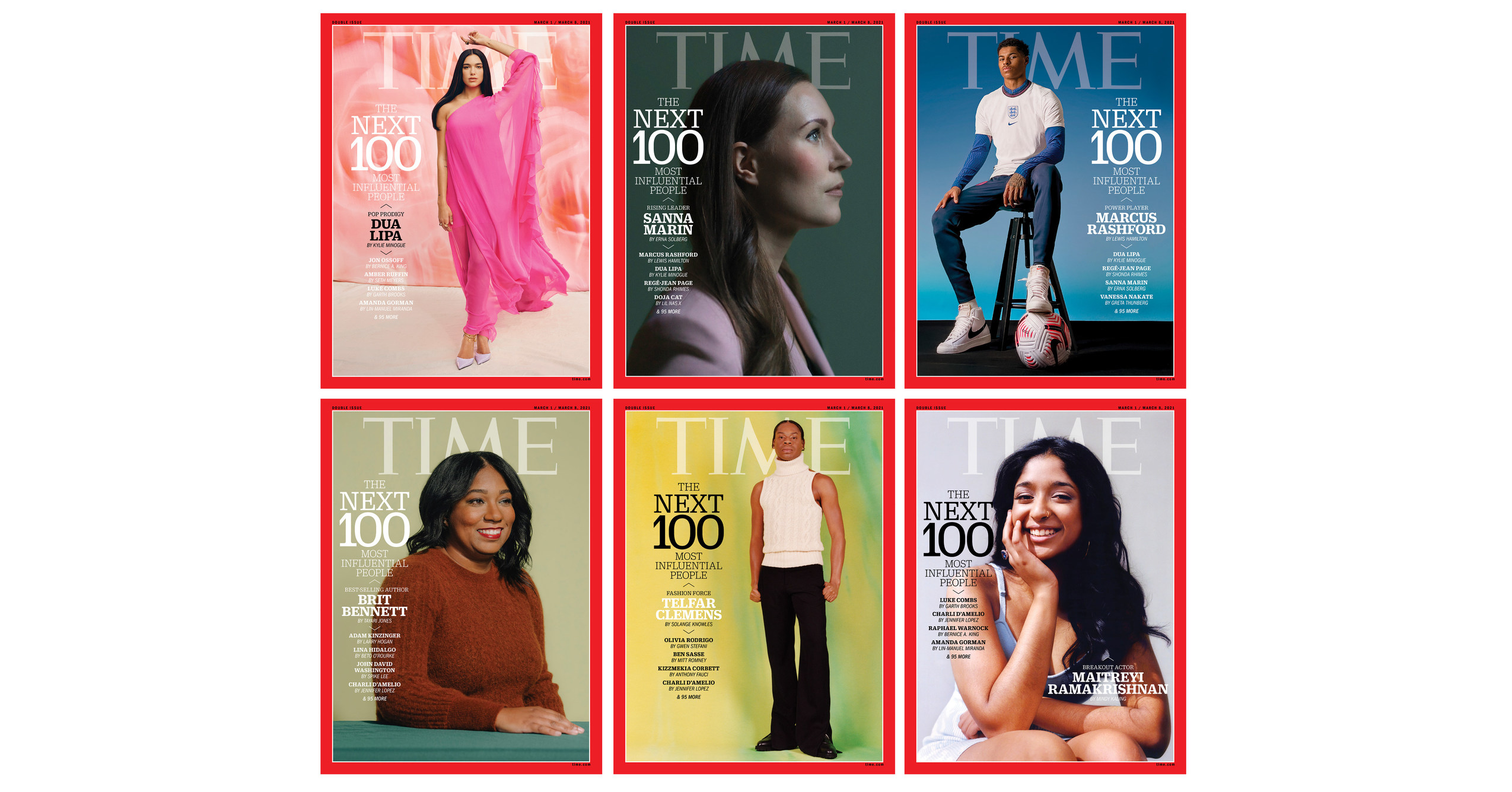 Who made the 2021 TIME100 most influential people list?