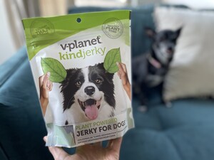 V-dog Launches New Meatless Jerky Treat for Dogs Worldwide