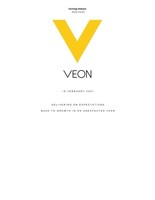VEON Reports 4Q20 Results