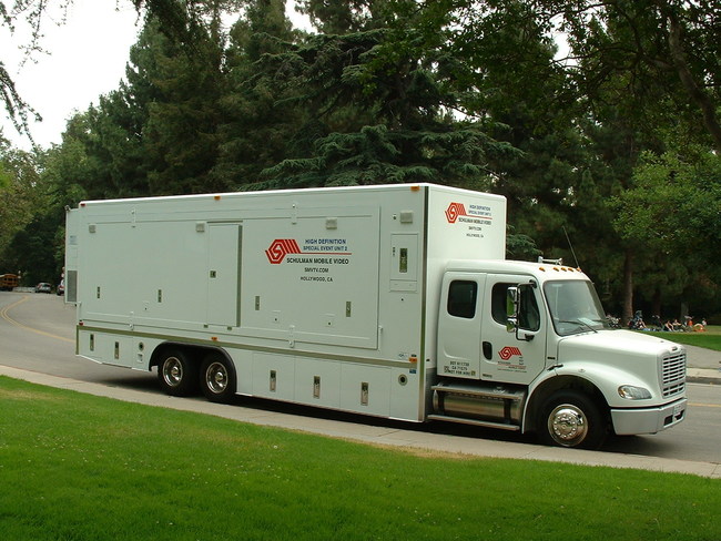 In a private treaty sale executed by Tiger, this 42-ft. mobile production truck packed with AV equipment was shipped across the Pacfic from Los Angeles to a buyer in Hawaii.
