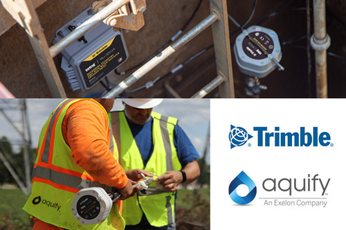 Exelon’s Aquify Leverages Trimble’s Digital Water Technology to Expand its Analytics Services for U.S. Water Utilities to Improve Sustainability and Infrastructure Performance