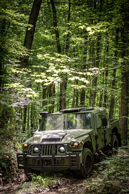 The All-New HUMVEE NXT 360 light tactical vehicle with MRAP-level protection.