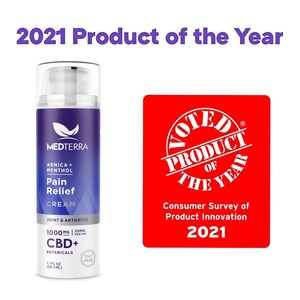 Medterra Pain Cream Is Awarded 2021 Product of the Year