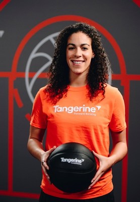 Tangerine s'associe  Kia Nurse, une toile de la WNBA, qui devient championne de Tangerine afin d'aider  autonomiser des communauts grce aux jeunes et au sport. (Groupe CNW/Tangerine)