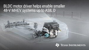 Integrated Grade 0 BLDC motor driver shrinks 48-V motor-drive systems as much as 30% in mild hybrid electric vehicles