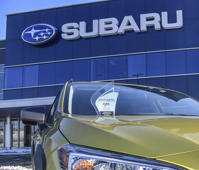 AJAC Names the Subaru Crosstrek Best Small Utility Vehicle for 2021 (CNW Group/Subaru Canada Inc.)