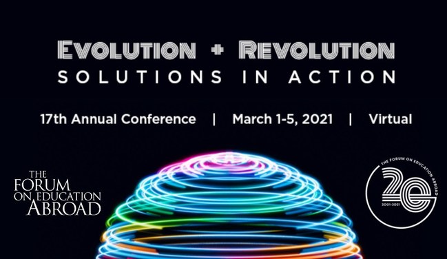 The Forum's 17th Annual Conference, "Evolution & Revolution: Solutions in Action," will be held virtually March 1-5, 2021.