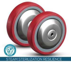 Colson Group Introduces New Antimicrobial Soft Wheel for High-Temp Steam Sterilization and Wash Down Applications