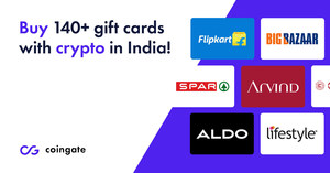 CoinGate: Buy most popular Indian E-Gift Cards with Bitcoin &amp; other cryptocurrency