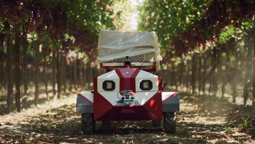 Carry, a robotic, autonomous harvest companion for specialty crops (image courtesy of Future Acres)
