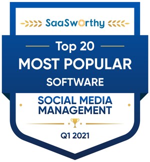 Socialbakers Recognized as the 'Most Popular Social Media Management Software' by SaaSworthy