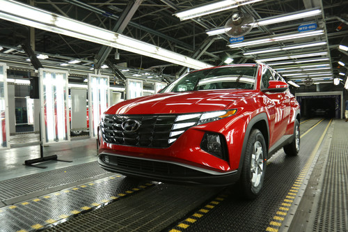 Hyundai Motor Manufacturing Alabama (HMMA) celebrated the start of production of the all-new 2022 Tucson SUV on Monday, February 22, 2021