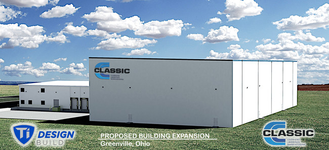 Classic Carriers Logistics Warehouse Rendering - Ti Design Build