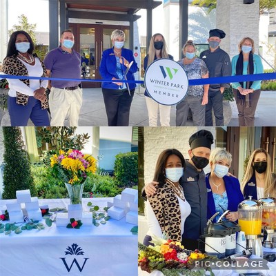The Winter Park Chamber of Commerce welcomes Watercrest Winter Park Assisted Living and Memory Care with a ceremonial ribbon cutting. The newly built senior living community is currently welcoming residents.