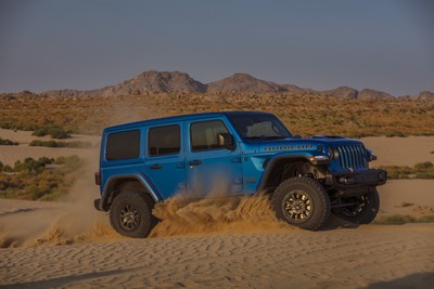 The 2021 Jeep Wrangler Rubicon 392 launch edition, packed with 470 horsepower and 470 lb.-ft. of torque with a 6.4-liter (392-cubic-inch) V-8, carries a starting U.S. manufacturer's suggested retail price (MSRP) of $73,500 (excluding $1,495 destination).