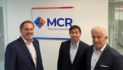 MCR DHS PM, Sung Seo, flanked by Sean Pender and Bill Parker