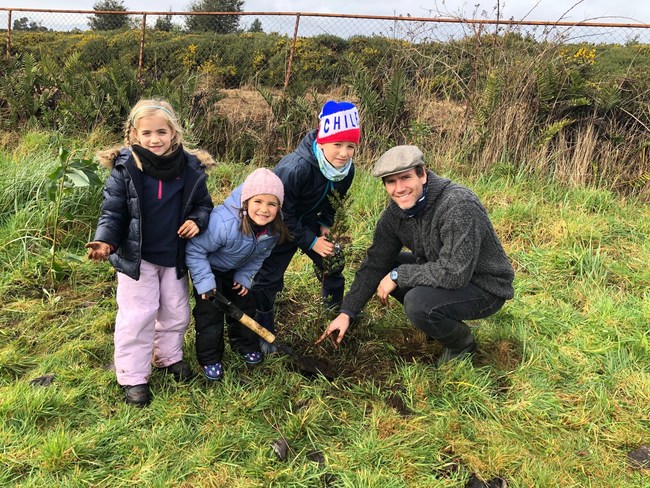 Reforestation is a family affair during Trees & Seas