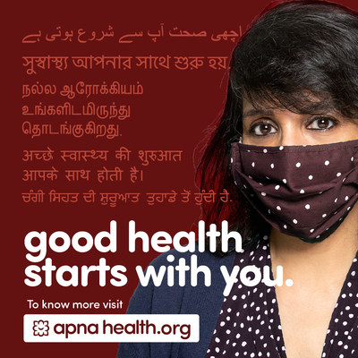 Good health starts with you (CNW Group/Apna Health)