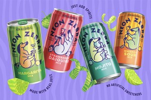 PepsiCo's Latest Innovation Neon Zebra™ Is Primed to Disrupt the Cocktail Mixer Category