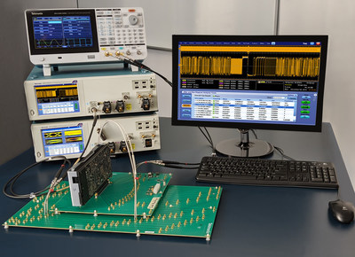 In collaboration with Anritsu, Tektronix introduces a new PCI
EXPRESS ® 5.0 transceiver (Base and CEM) and reference clock solution.